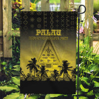 Palau Independence Day Garden Flag Palauan Tattoo Pattern - Polynesian Pride