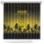 Palau Independence Day Shower Curtain Palauan Tattoo Pattern - Polynesian Pride