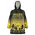 Personalised Palau Independence Day Wearable Blanket Hoodie Palauan Tattoo Pattern - Polynesian Pride