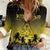 Personalised Palau Independence Day Women Casual Shirt Palauan Tattoo Pattern - Polynesian Pride