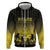 Personalised Palau Independence Day Zip Hoodie Palauan Tattoo Pattern - Polynesian Pride