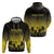 Personalised Palau Independence Day Zip Hoodie Palauan Tattoo Pattern - Polynesian Pride