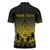 Personalised Palau Independence Day Zipper Polo Shirt Palauan Tattoo Pattern - Polynesian Pride