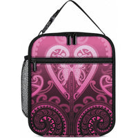 Aotearoa Breast Cancer Lunch Bag Maori Tribal Pattern