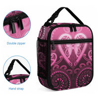 Aotearoa Breast Cancer Lunch Bag Maori Tribal Pattern