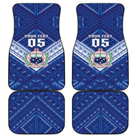 Toa Samoa Rugby Custom Car Mats Samoan Pride With Tribal Pattern - Polynesian Pride