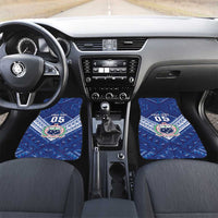 Toa Samoa Rugby Custom Car Mats Samoan Pride With Tribal Pattern - Polynesian Pride