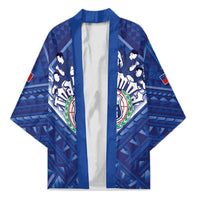 Toa Samoa Rugby Custom Kimono Samoan Pride With Tribal Pattern - Polynesian Pride
