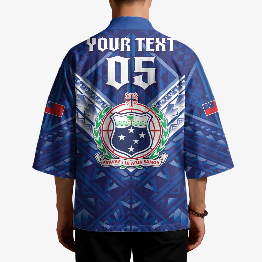 Toa Samoa Rugby Custom Kimono Samoan Pride With Tribal Pattern - Polynesian Pride
