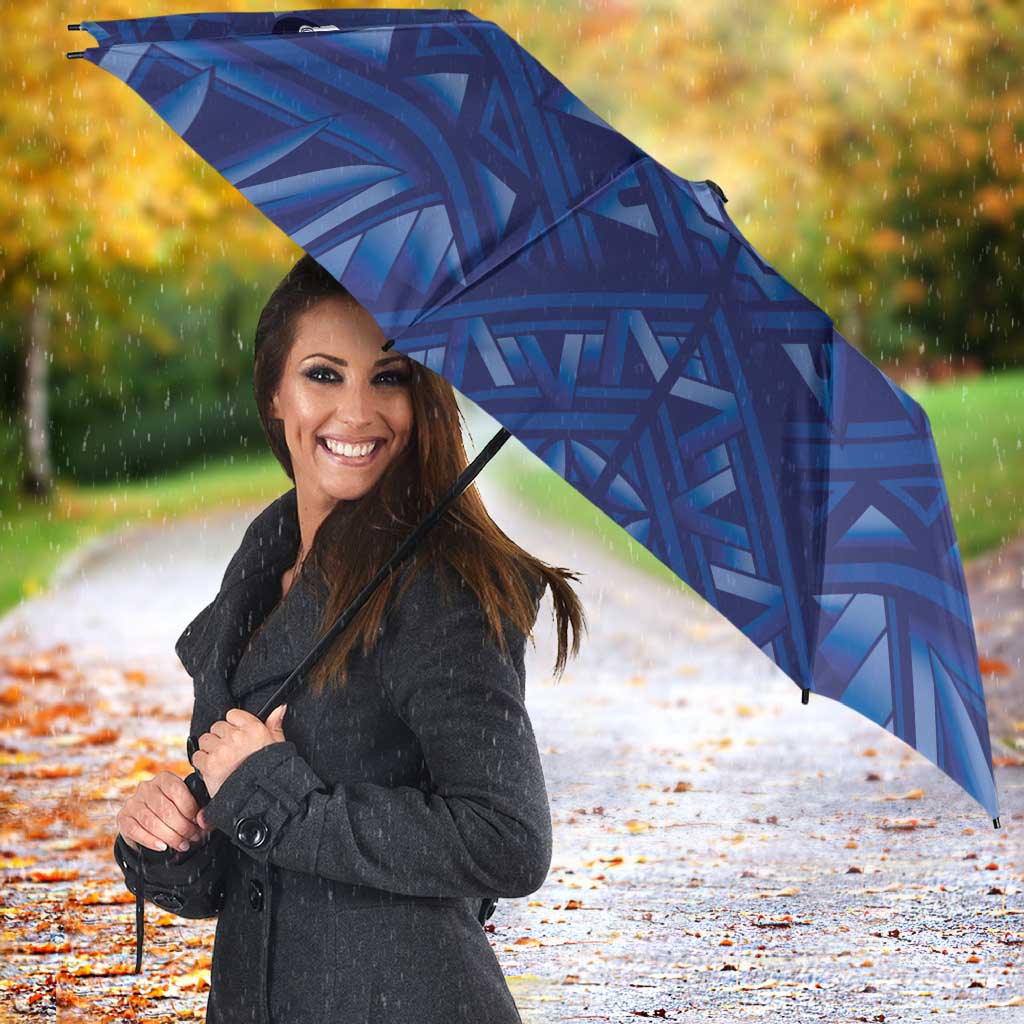 Toa Samoa Rugby Umbrella Samoan Pride With Tribal Pattern - Polynesian Pride