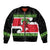 New Zealand Funny Christmas Bomber Jacket Maori Tiki