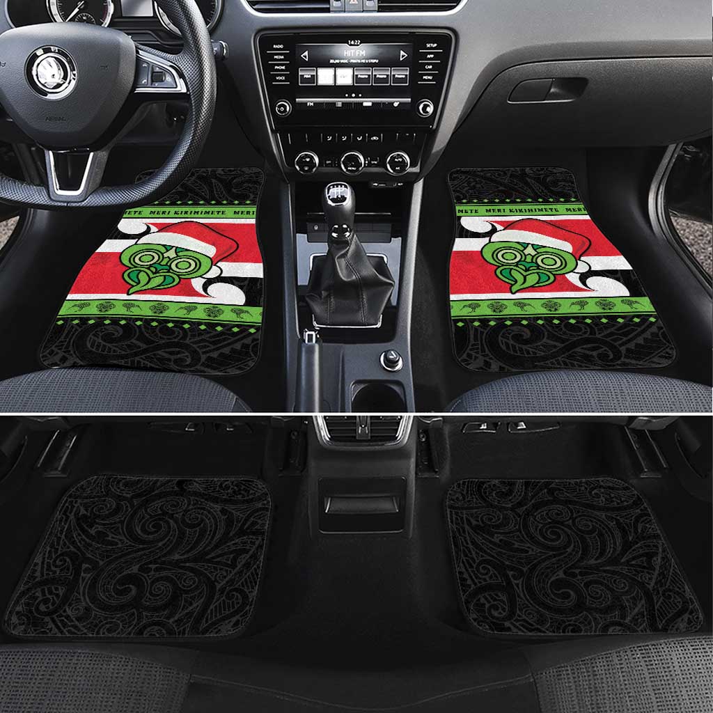 New Zealand Funny Christmas Car Mats Maori Tiki