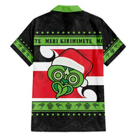 New Zealand Funny Christmas Hawaiian Shirt Maori Tiki