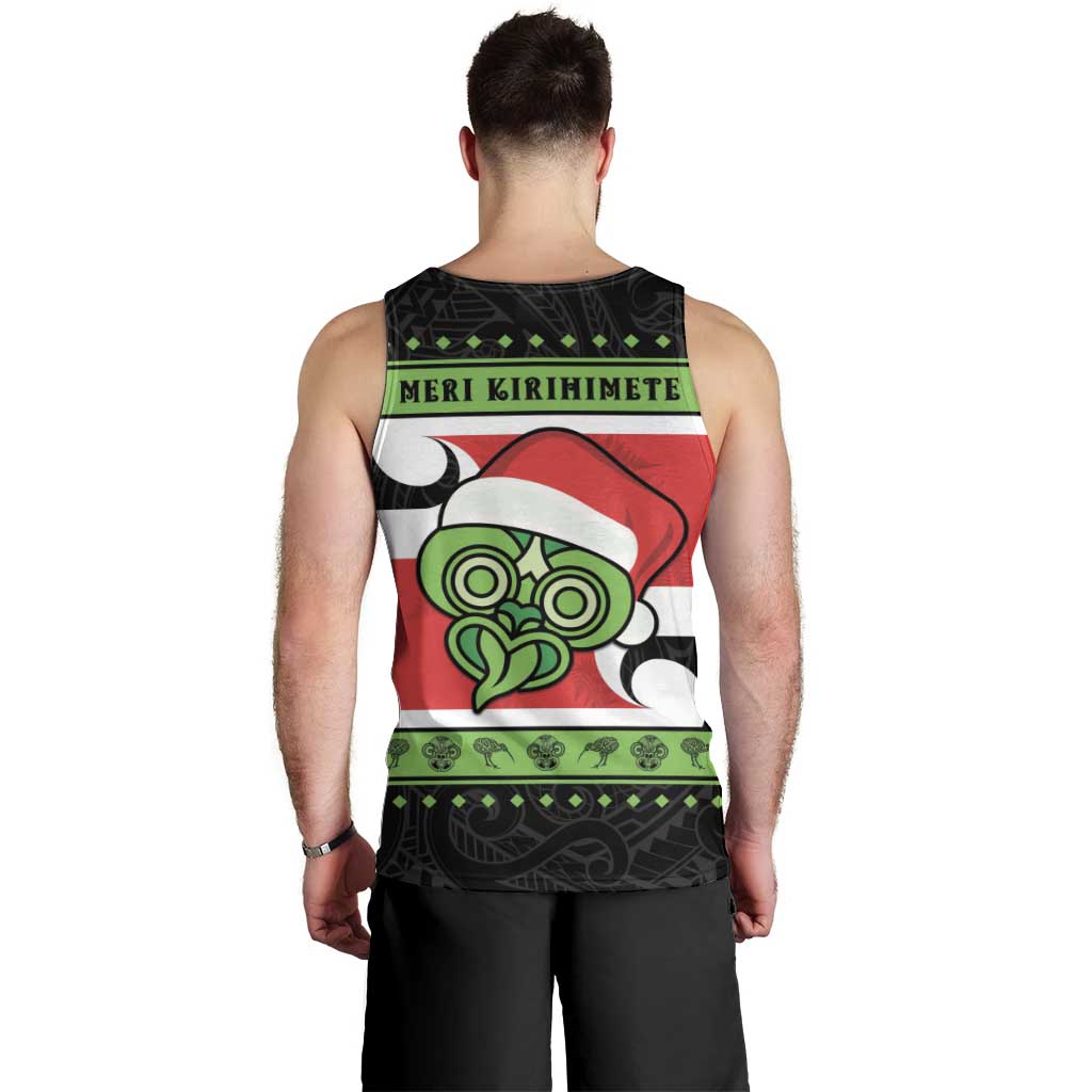 New Zealand Funny Christmas Men Tank Top Maori Tiki