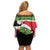 New Zealand Funny Christmas Off Shoulder Short Dress Maori Tiki