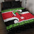 New Zealand Funny Christmas Quilt Bed Set Maori Tiki