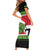 New Zealand Funny Christmas Short Sleeve Bodycon Dress Maori Tiki