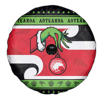 New Zealand Funny Christmas Spare Tire Cover Maori Tiki