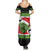 New Zealand Funny Christmas Summer Maxi Dress Maori Tiki