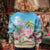 Hawaii Christmas Kid Ugly Christmas Sweater Deck The Palms Holiday Flamingos