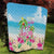 Hawaii Christmas Quilt Deck The Palms Holiday Flamingos