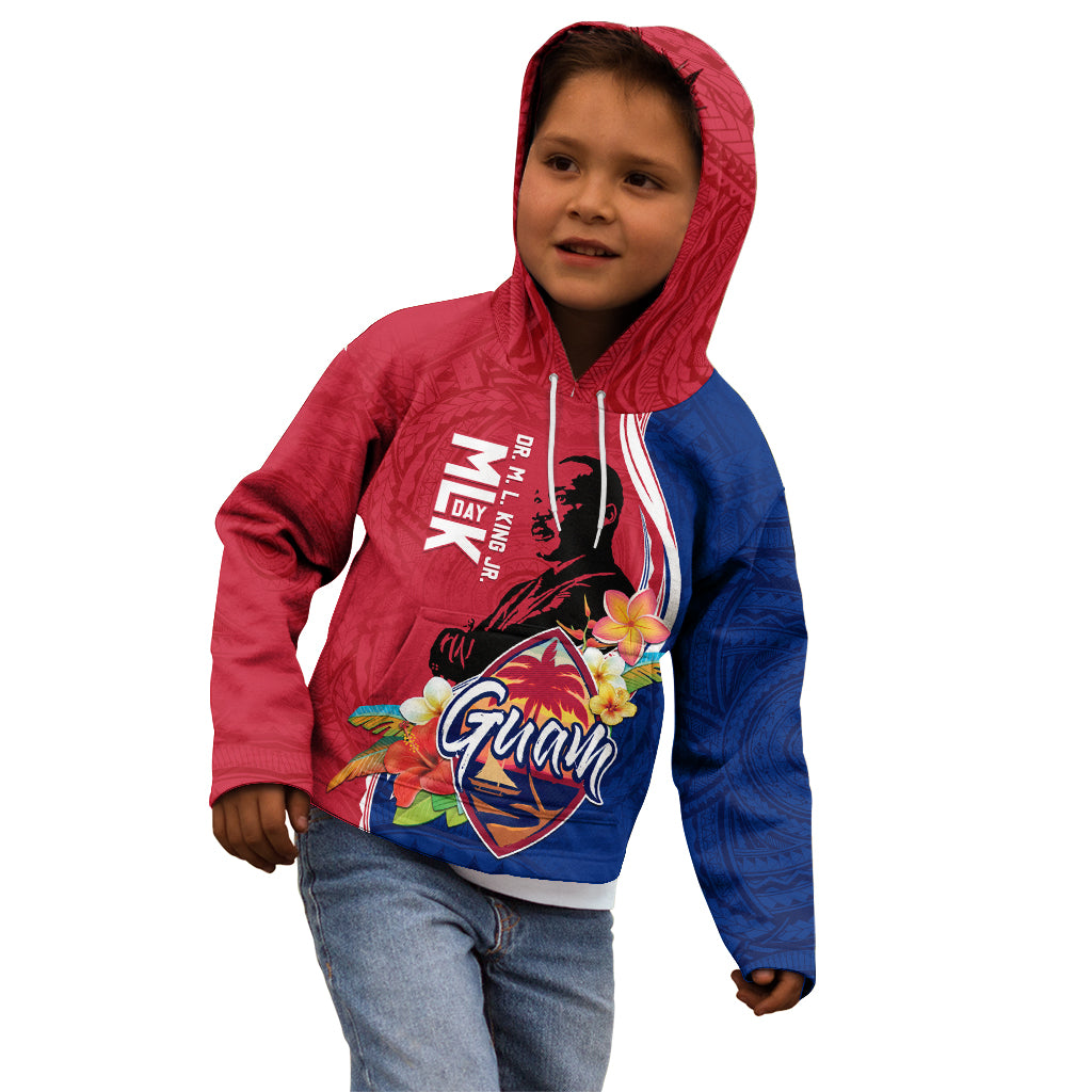 Guam Martin Luther King Jr Day Kid Hoodie LT05 - Polynesian Pride
