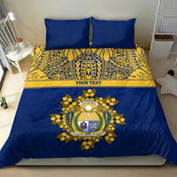 Repubrikin Naoero Independence Day Bedding Set Tamanu With Coat Of Arms LT05 - Polynesian Pride