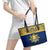 Repubrikin Naoero Independence Day Leather Tote Bag Tamanu With Coat Of Arms LT05 - Polynesian Pride