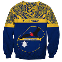 Personalised Repubrikin Naoero Independence Day Sweatshirt Tamanu With Coat Of Arms LT05 - Polynesian Pride
