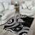 Hawaii Manta Ray Area Rug Polynesian Art Tattoo