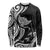 Hawaii Manta Ray Long Sleeve Shirt Polynesian Art Tattoo