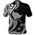 Hawaii Manta Ray Polo Shirt Polynesian Art Tattoo