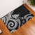 Hawaii Manta Ray Rubber Doormat Polynesian Art Tattoo