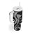 Hawaii Manta Ray Tumbler With Handle Polynesian Art Tattoo