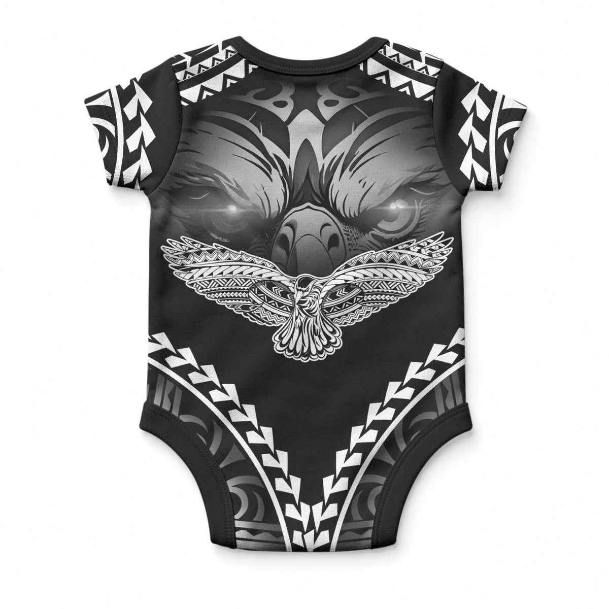 Hawaiian Hawk Baby Onesie Polynesian Pattern Style LT05 - Polynesian Pride