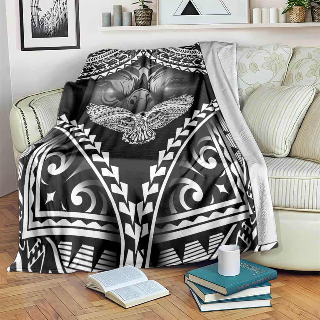 Hawaiian Hawk Blanket Polynesian Pattern Style