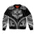 Hawaiian Hawk Bomber Jacket Polynesian Pattern Style