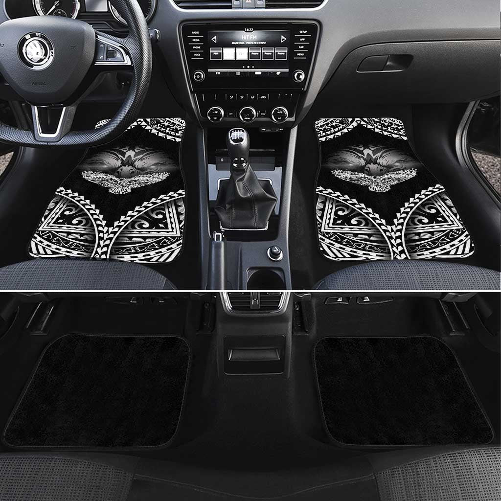 Hawaiian Hawk Car Mats Polynesian Pattern Style