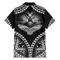 Hawaiian Hawk Family Matching Puletasi and Hawaiian Shirt Polynesian Pattern Style