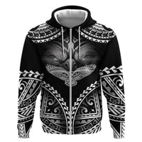 Hawaiian Hawk Hoodie Polynesian Pattern Style