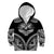 Hawaiian Hawk Kid Hoodie Polynesian Pattern Style