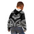 Hawaiian Hawk Kid Hoodie Polynesian Pattern Style