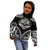 Hawaiian Hawk Kid Hoodie Polynesian Pattern Style