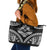 Hawaiian Hawk Leather Tote Bag Polynesian Pattern Style