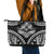 Hawaiian Hawk Leather Tote Bag Polynesian Pattern Style