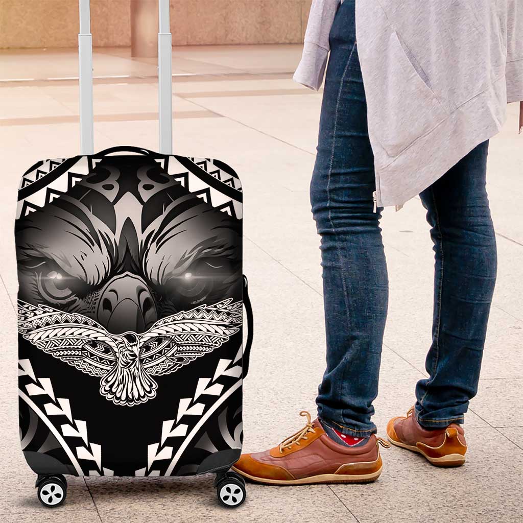 Hawaiian Hawk Luggage Cover Polynesian Pattern Style