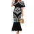 Hawaiian Hawk Mermaid Dress Polynesian Pattern Style