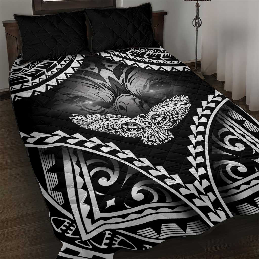 Hawaiian Hawk Quilt Bed Set Polynesian Pattern Style