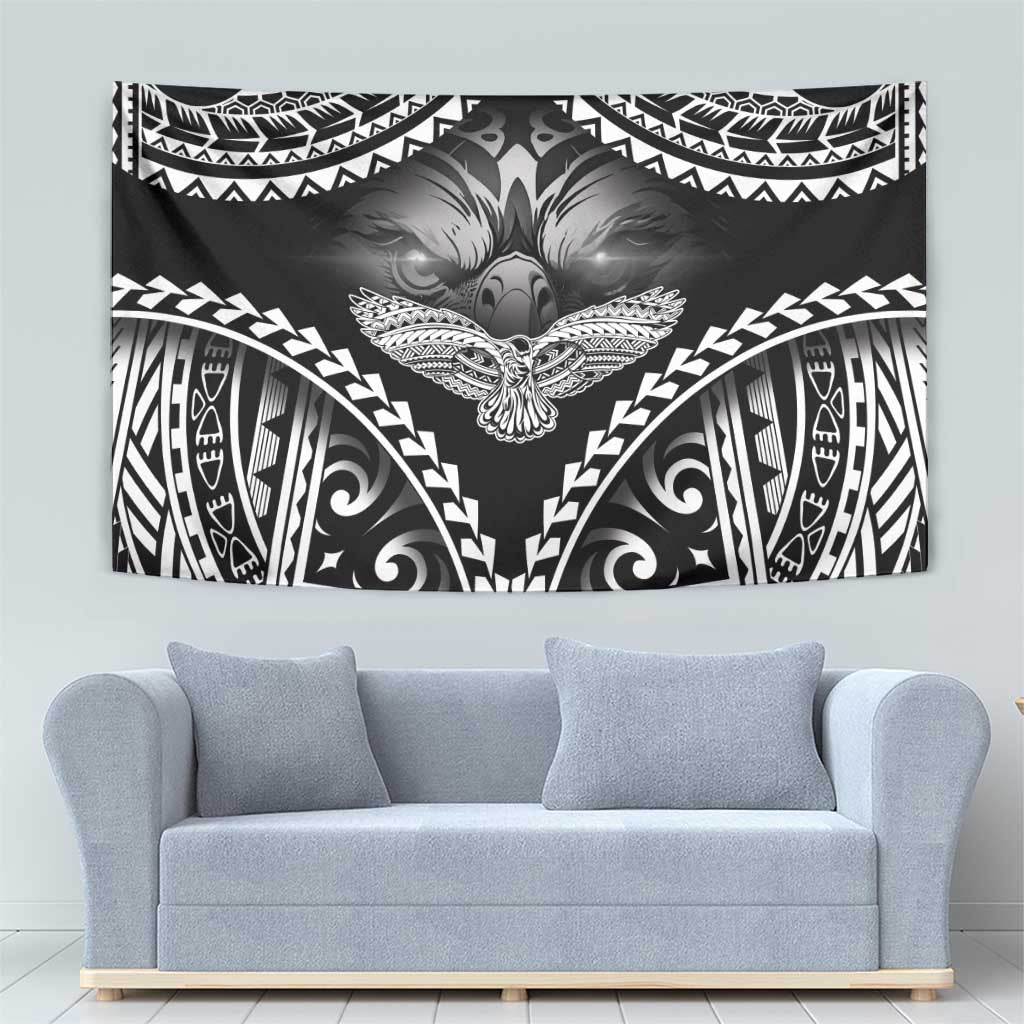 Hawaiian Hawk Tapestry Polynesian Pattern Style