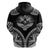 Hawaiian Hawk Zip Hoodie Polynesian Pattern Style